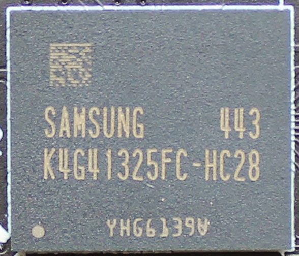 маркировка чипов K4G41325FC-HC28